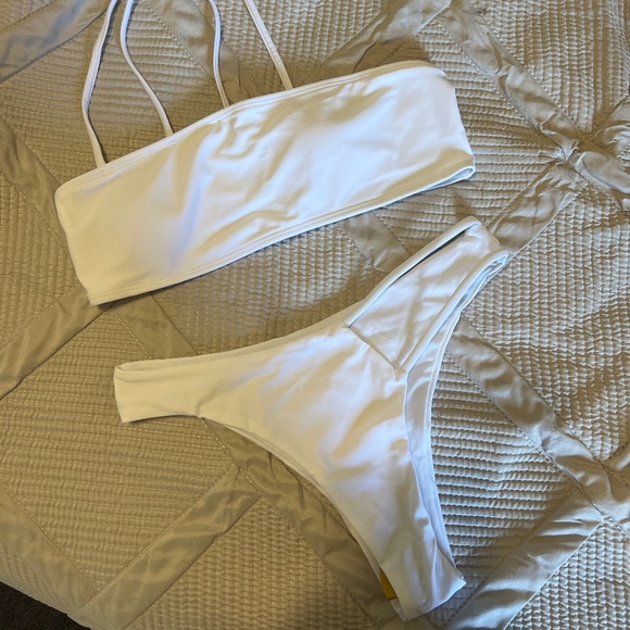 Nena’s boutique Swim White Bathing Suit Poshmark
